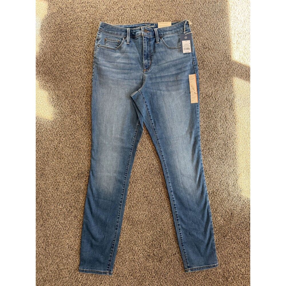 Universal Thread High Rise Skinny Jeans Size 10 Long Medium Blue NWT Stretch